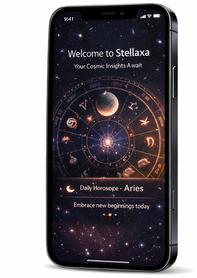 Stellaxa app preview on a phone